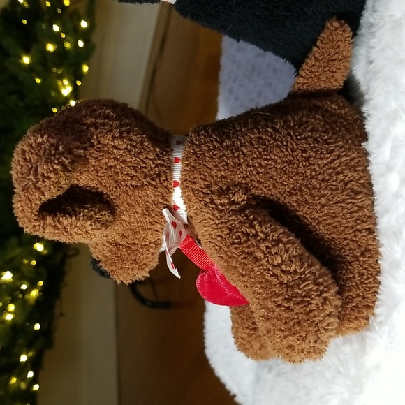 Pair of Valentine Puppy Plush Dog - Picture 7 of 12